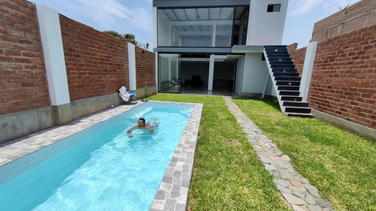 Villa Casa De Playa Con Piscina Ancon Exterior foto