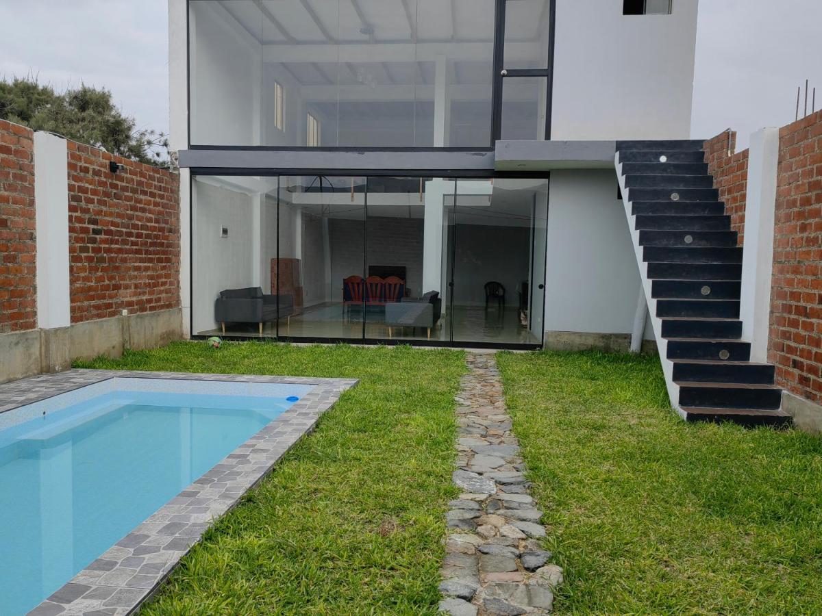 Villa Casa De Playa Con Piscina Ancon Exterior foto