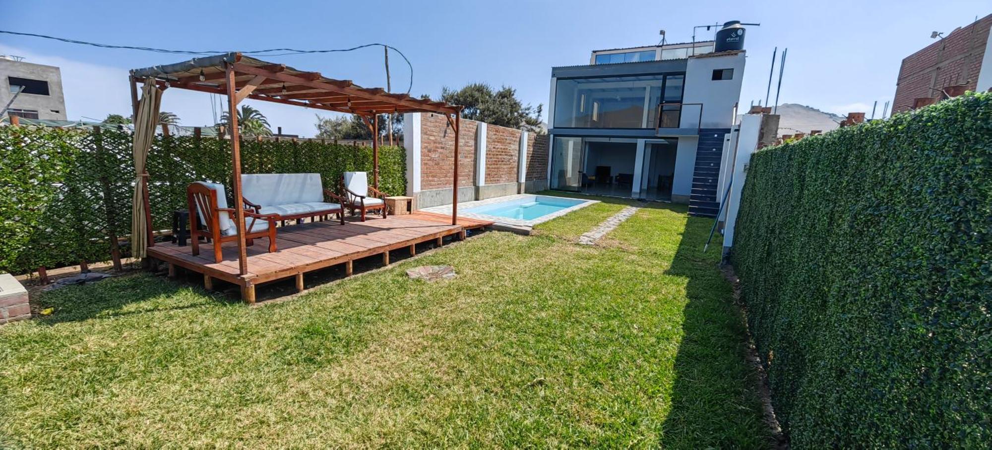 Villa Casa De Playa Con Piscina Ancon Exterior foto