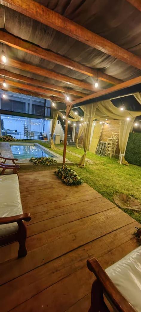 Villa Casa De Playa Con Piscina Ancon Exterior foto