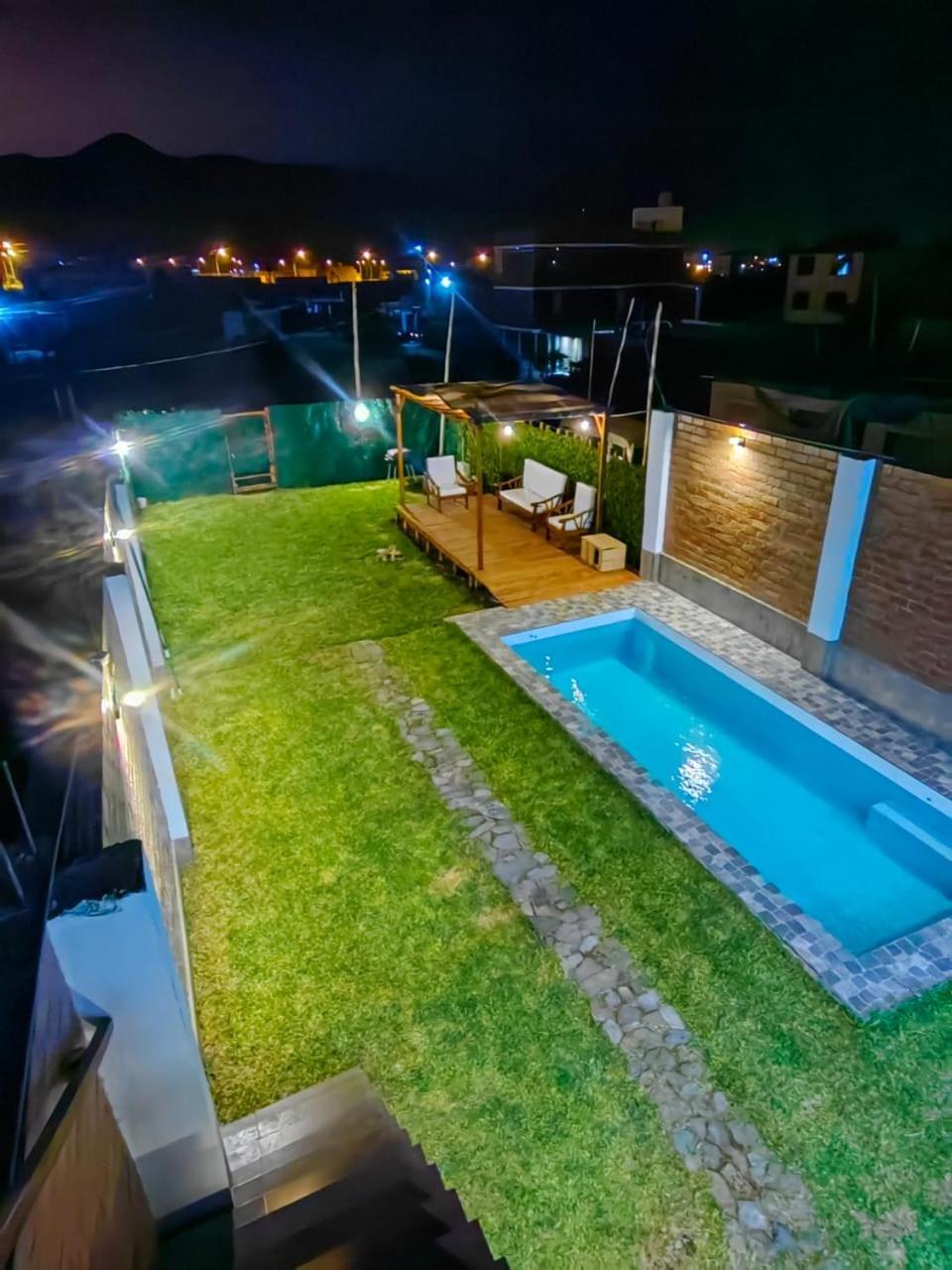 Villa Casa De Playa Con Piscina Ancon Exterior foto